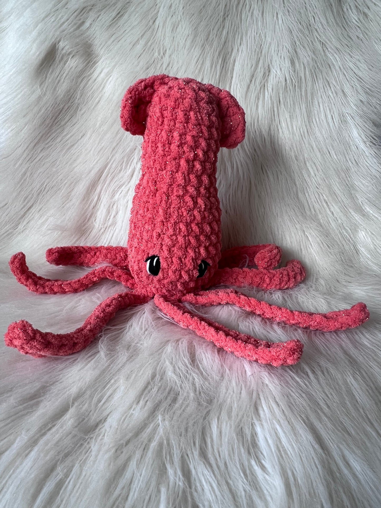 Crochet Squid, Sea theme decor - FREE SHIPPING AUS