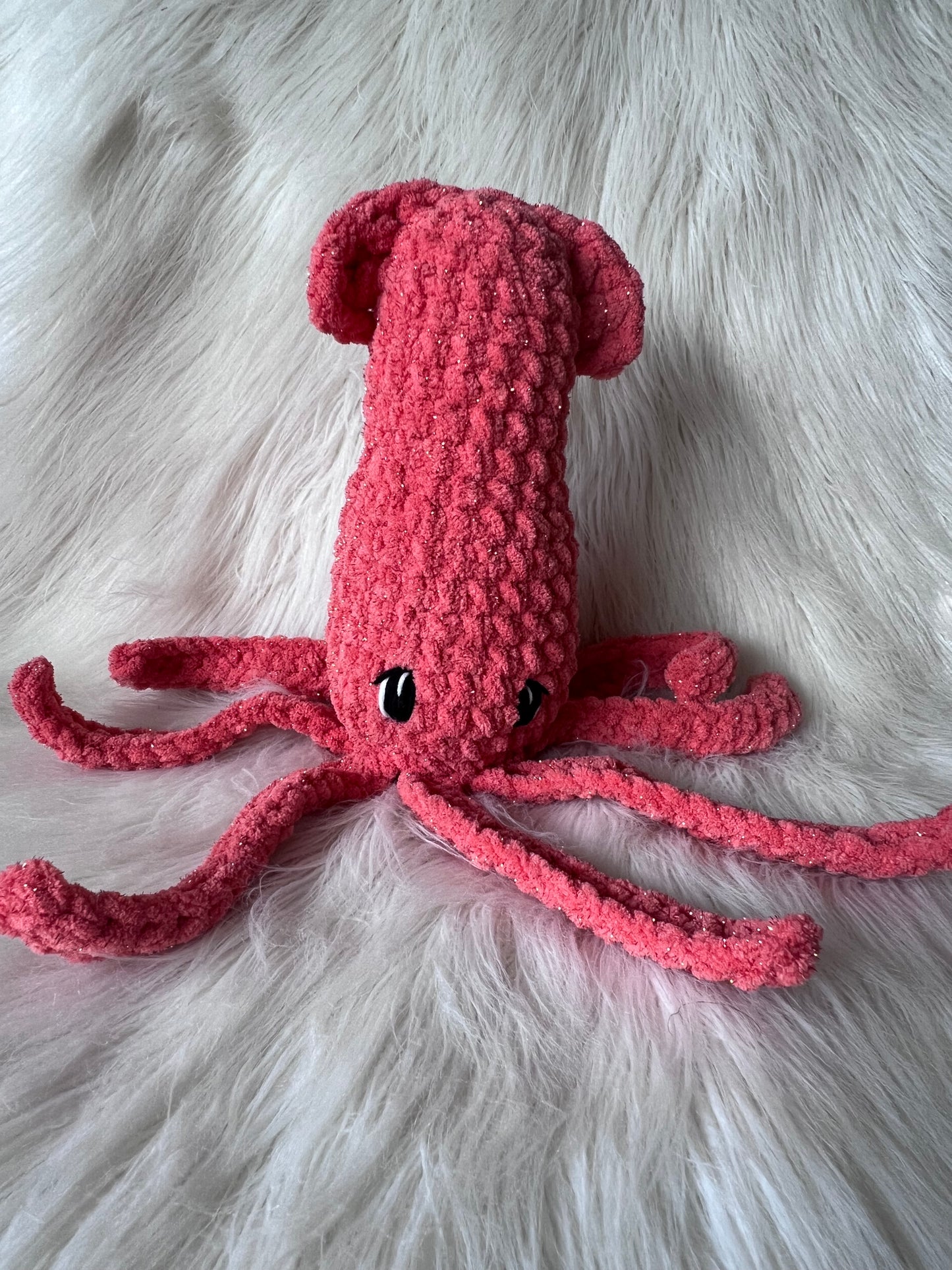 Crochet Squid, Sea theme decor - FREE SHIPPING AUS