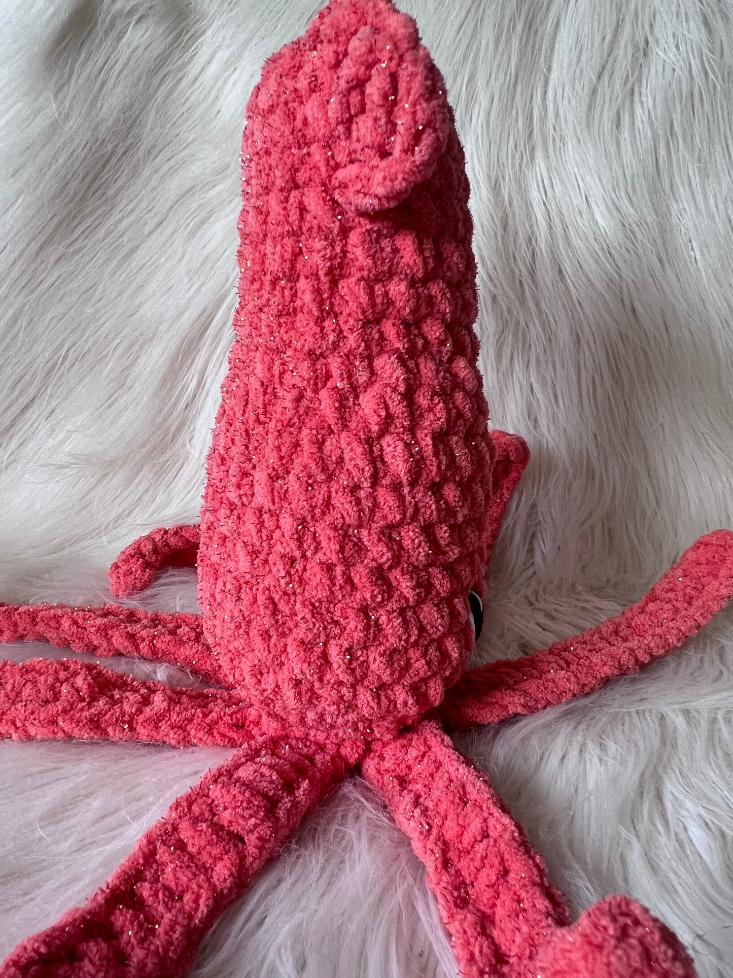Crochet Squid, Sea theme decor - FREE SHIPPING AUS